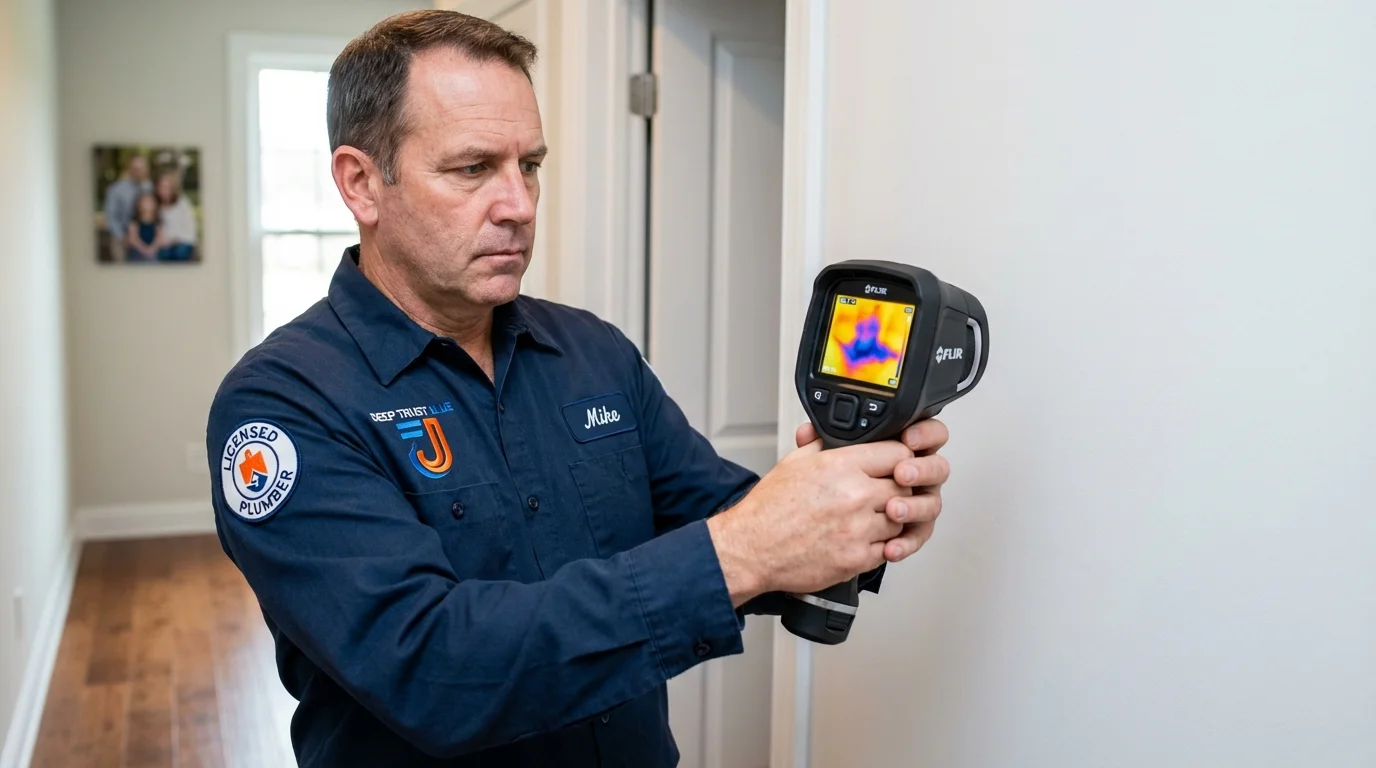 Thermal imaging leak detection by Johns Plumbing LLC in Calumet City